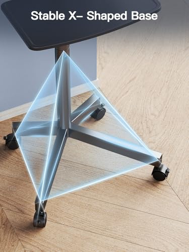 Smart Home PERLESMITH Rolling TV Stand on Wheels for 23-65 Inch for Daily Use