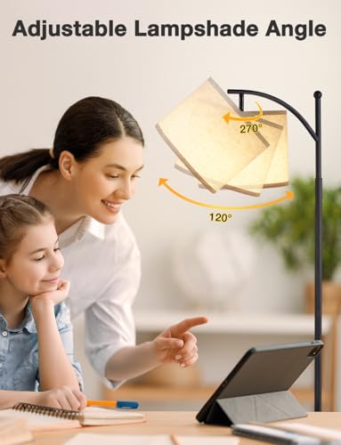 luxury Ambimall Tall Floor Lamps with 3 Color Temperatures Bulb & for Daily Use