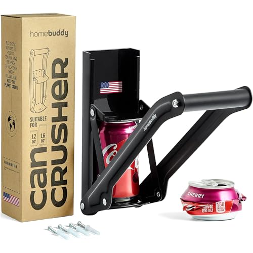 Classic HomeBuddy Can Crusher for Recycling - 12 Oz. and 16 for Daily Use